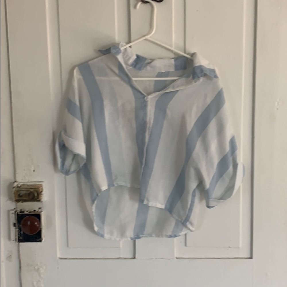 Flowy button up